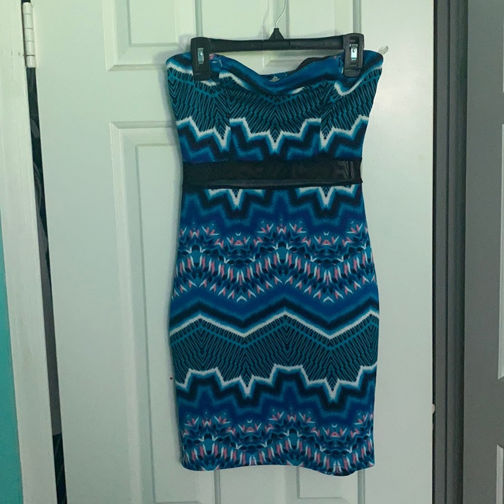 Charlotte Russe aztec mini bodycon dress